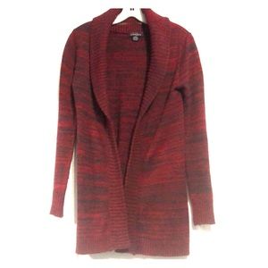 Red and Black Warm Cardigan